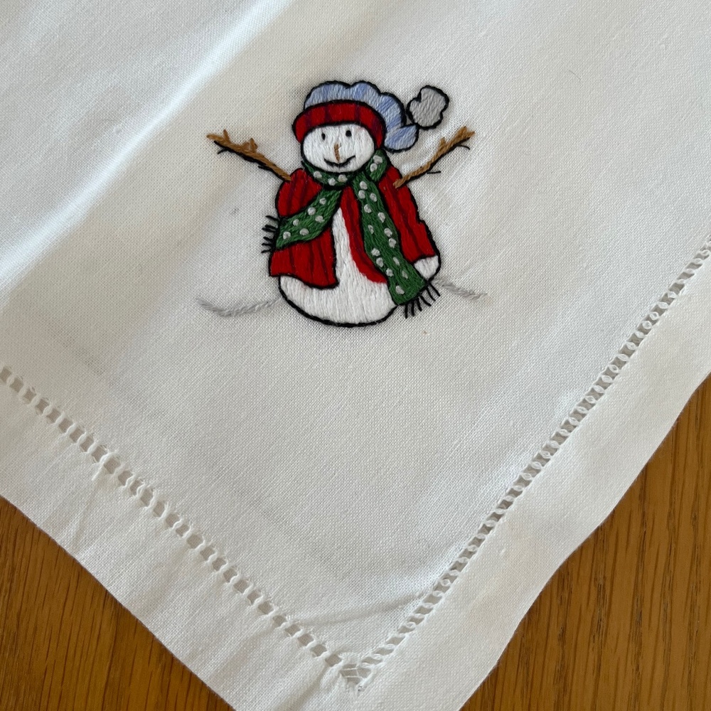 LINEN DINNER NAPKINS/SET OF 8